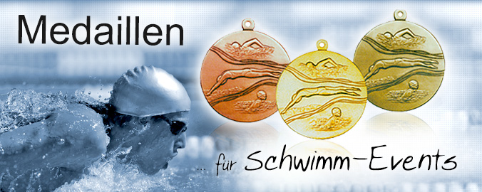 Schwimm-Medaillen